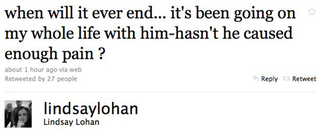 Illustration for article titled Cops Arrive At Lindsay Lohan's House; She Live Tweets It